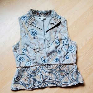 Coldwater Creek Woman's Vest, Size 14.